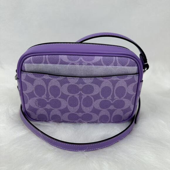 COACH Mini Jamie Camera Crossbody Bag In Signature Canvas Iris CY752 - Picture 1 of 5